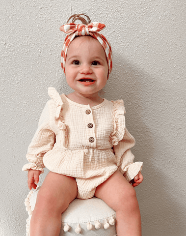 Cider Gingham Headband Cider Gingham Headband