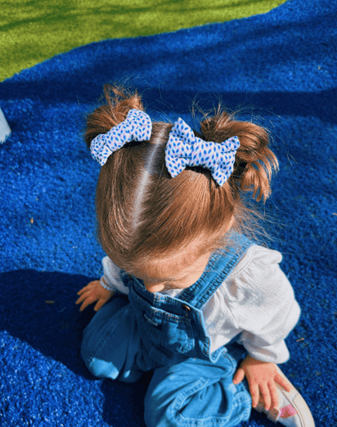 Bluebonnet Bow Clips Bluebonnet Bow Clips