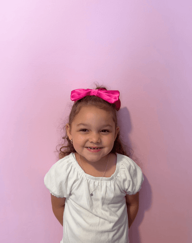 Magenta Satin Fable Bow Magenta Satin Fable Bow