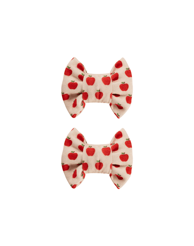 Honeycrisp Apple Bow Clips Honeycrisp Apple Bow Clips