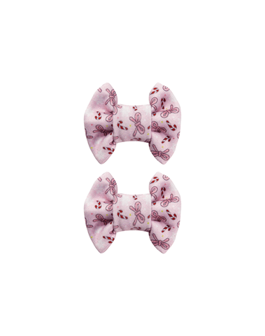 Peppermint Twist Bow Clips Peppermint Twist Bow Clips
