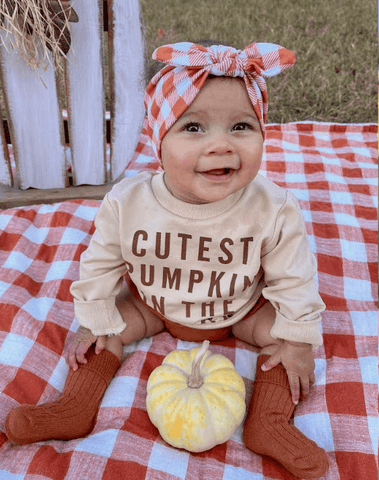 Cider Gingham Headband Cider Gingham Headband