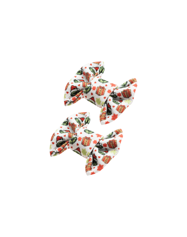 Grinch Bow Clips Grinch Bow Clips