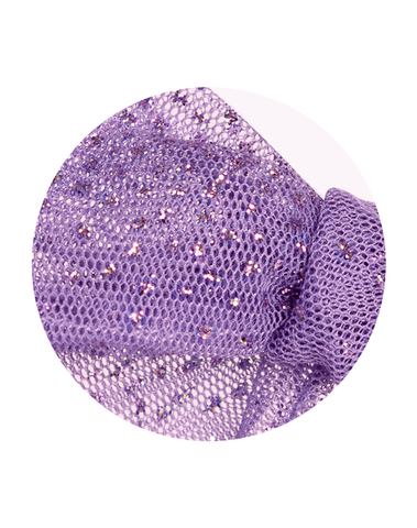 Purple Tulle Bow Clips Purple Tulle Bow Clips