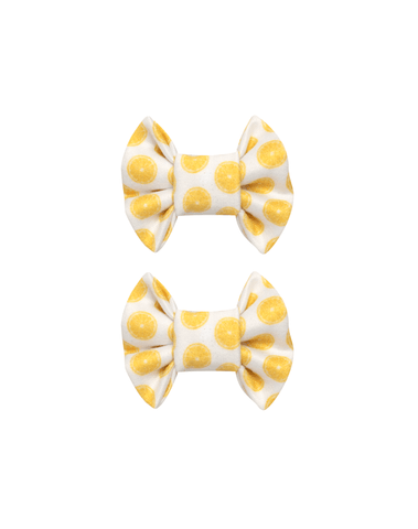 Lemon Bow Clips Lemon Bow Clips