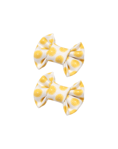 Lemon Bow Clips Lemon Bow Clips