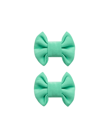 Mint Green Bow Clips Mint Green Bow Clips