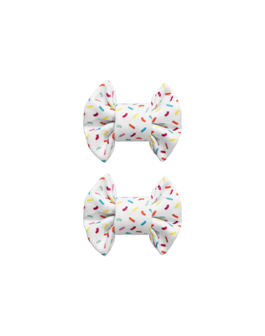 Rainbow Sprinkles Bow Clips Rainbow Sprinkles Bow Clips