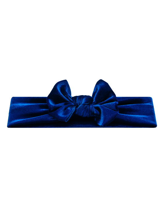 Royal Blue Velvet Classic Headband