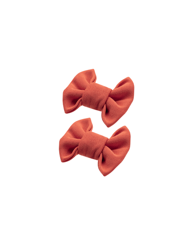 Terracota Bow Clips Terracota Bow Clips