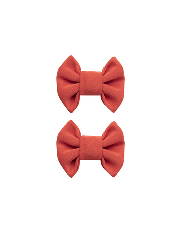 Terracota Bow Clips Terracota Bow Clips