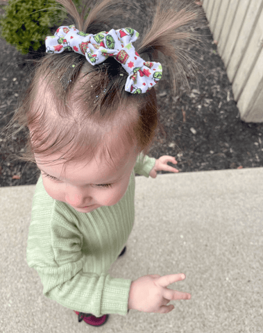 Grinch Bow Clips Grinch Bow Clips