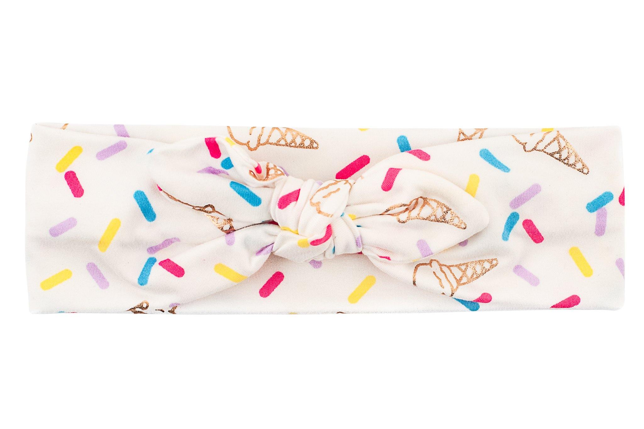 Ice Cream Top Knot Headband - By Bella Boutique Ice Cream Top Knot Headband - By Bella Boutique