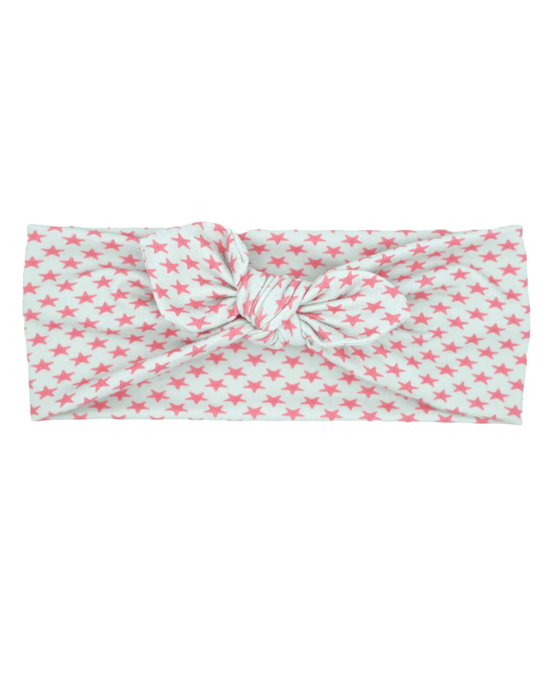A baby head wrap featuring a starfish pattern from By Bella Boutique. A baby head wrap featuring a starfish pattern from By Bella Boutique.