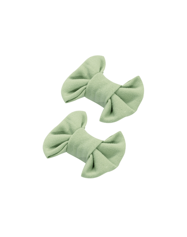 Sage Green Bow Clips Sage Green Bow Clips