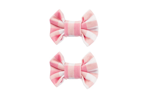 Pink Gingham Bow Clips Pink Gingham Bow Clips