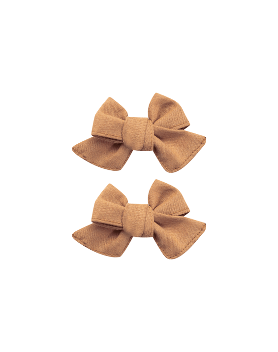 Chestnut Brown Piggy Pinwheel Bows