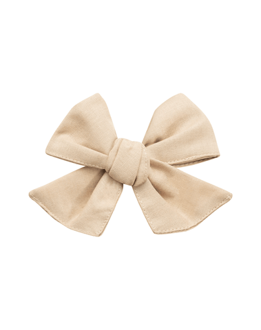 Beige Pinwheel Bow