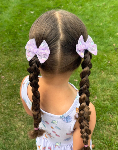Mermaid Treasure Shaker Bow Clips