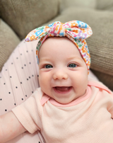 Flower Checkered Headband