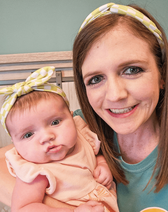 Lime Green Checkered Mom Headband