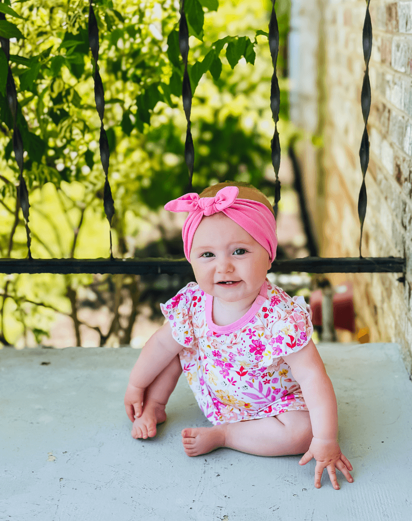 Pink Rose Headband