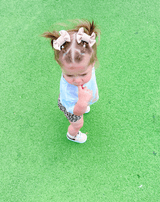 Almond Bow Clips
