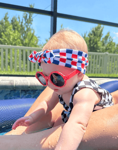 4th of July Checkered Headband