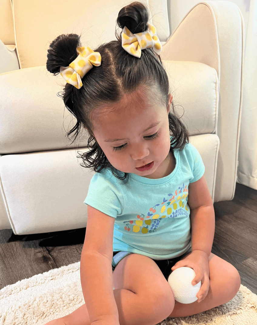Lemon Bow Clips