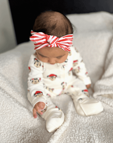 Peppermint Striped Headband