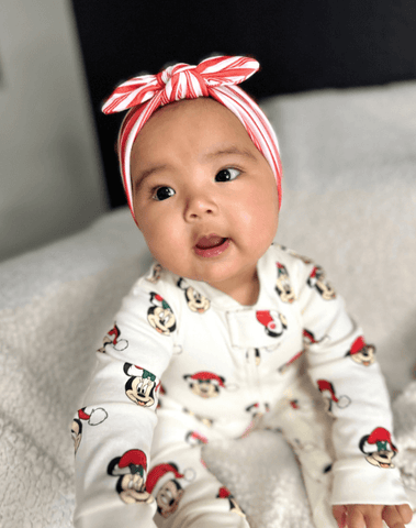 Peppermint Striped Headband