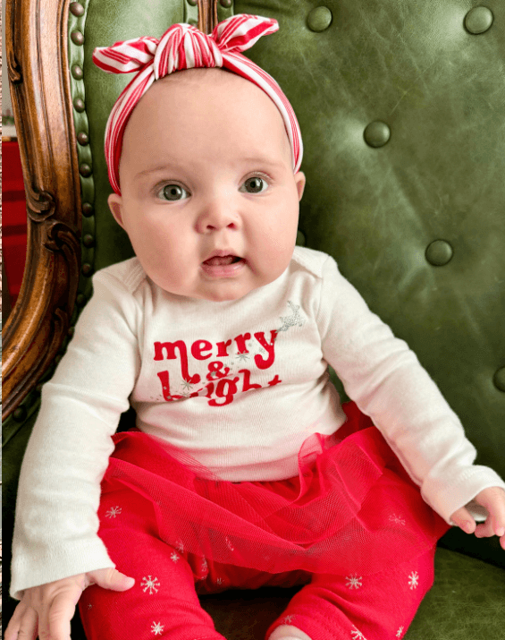 Peppermint Striped Headband