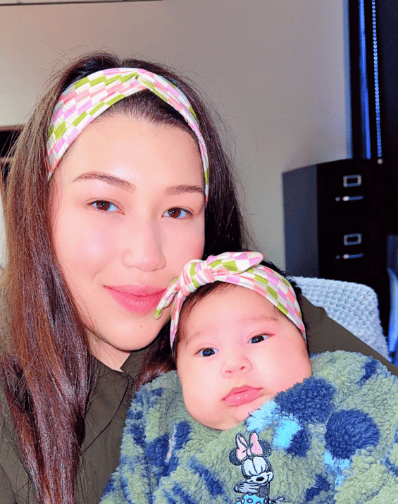 Checkered Charm Mom Headband