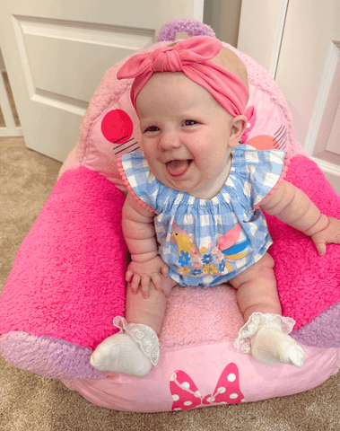 Pink Rose Headband