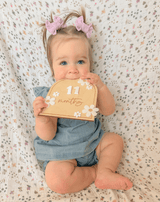 Lilac Bow Clips