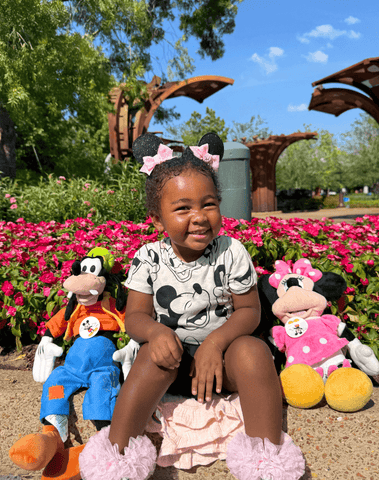 Pink Mickey Ear Clips