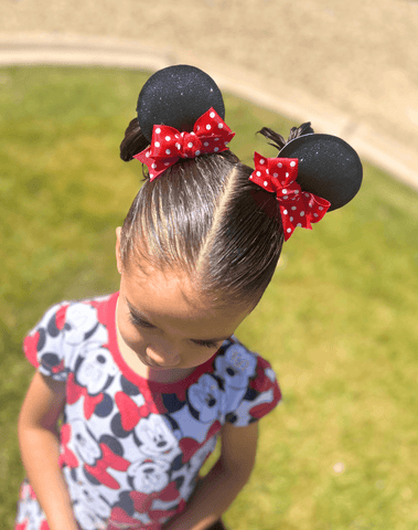 Red Mickey Ear Clips