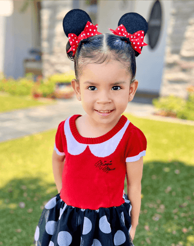 Red Mickey Ear Clips