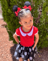 Red Mickey Ear Clips