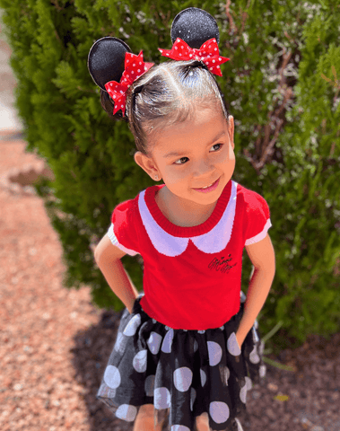 Red Mickey Ear Clips