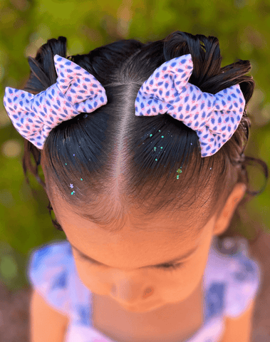 Bluebonnet Bow Clips