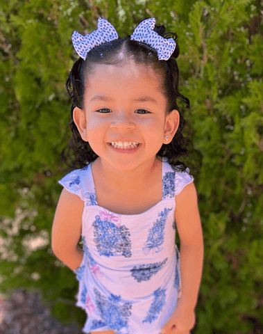 Bluebonnet Bow Clips