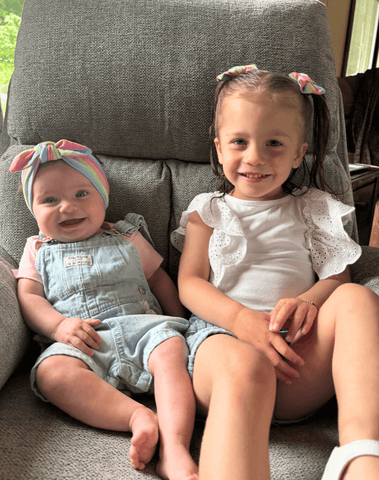 Tie-Dye Bow Clips