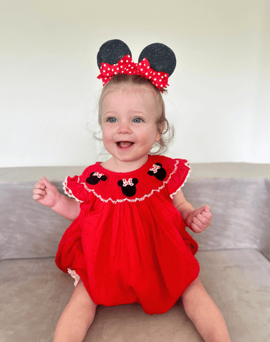 Red Mickey Ear Clips