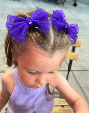 Hocus Pocus Tulle Bow Clips