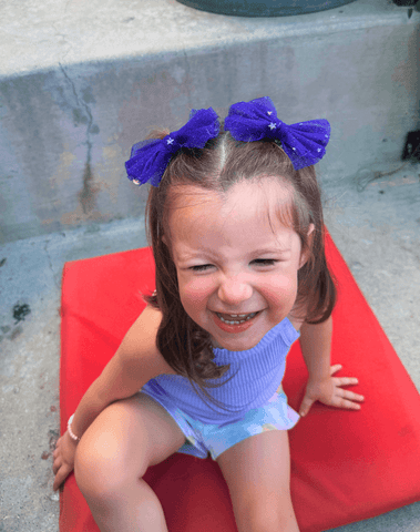 Hocus Pocus Tulle Bow Clips
