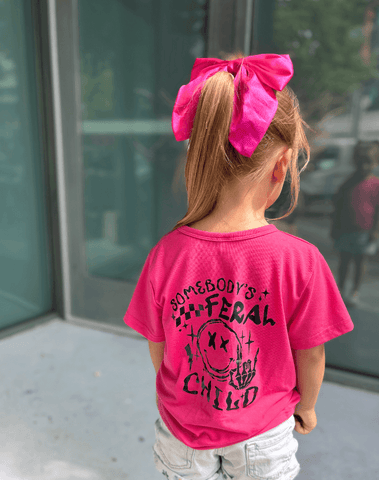 Magenta Satin Fable Bow