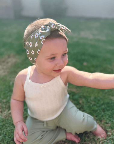 Olive Bloom Headband