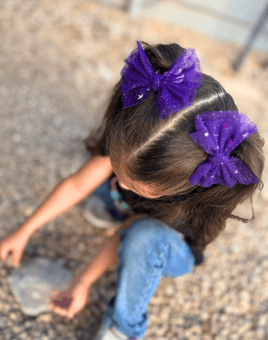 Hocus Pocus Tulle Bow Clips