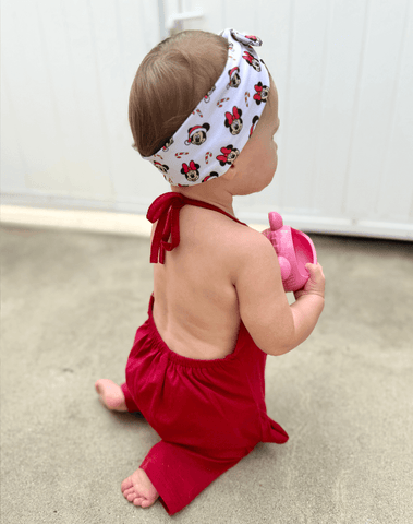 Merry Mouse Candy Canes Headband
